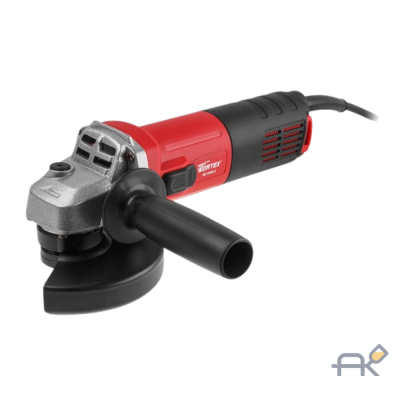 Одноручная углошлифмашина WORTEX AG 1209-3 в кор. (900 Вт. диск 125х22 мм. пылезащита. шариковые подшипники. 5 отрезных кругов в ПОДАРОК) (0329155)